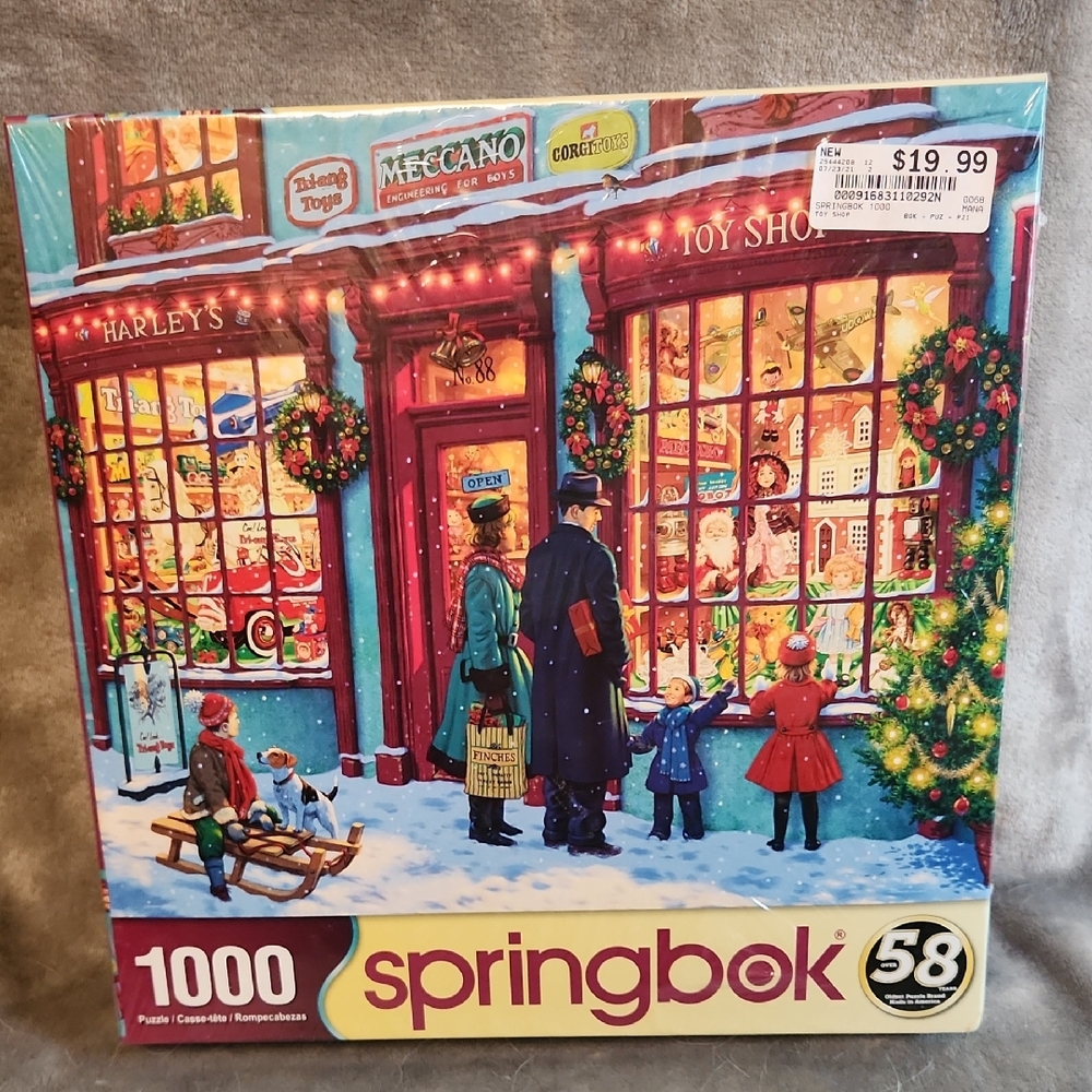 Christmas Toy Shop Puzzle - 1000 Pieces